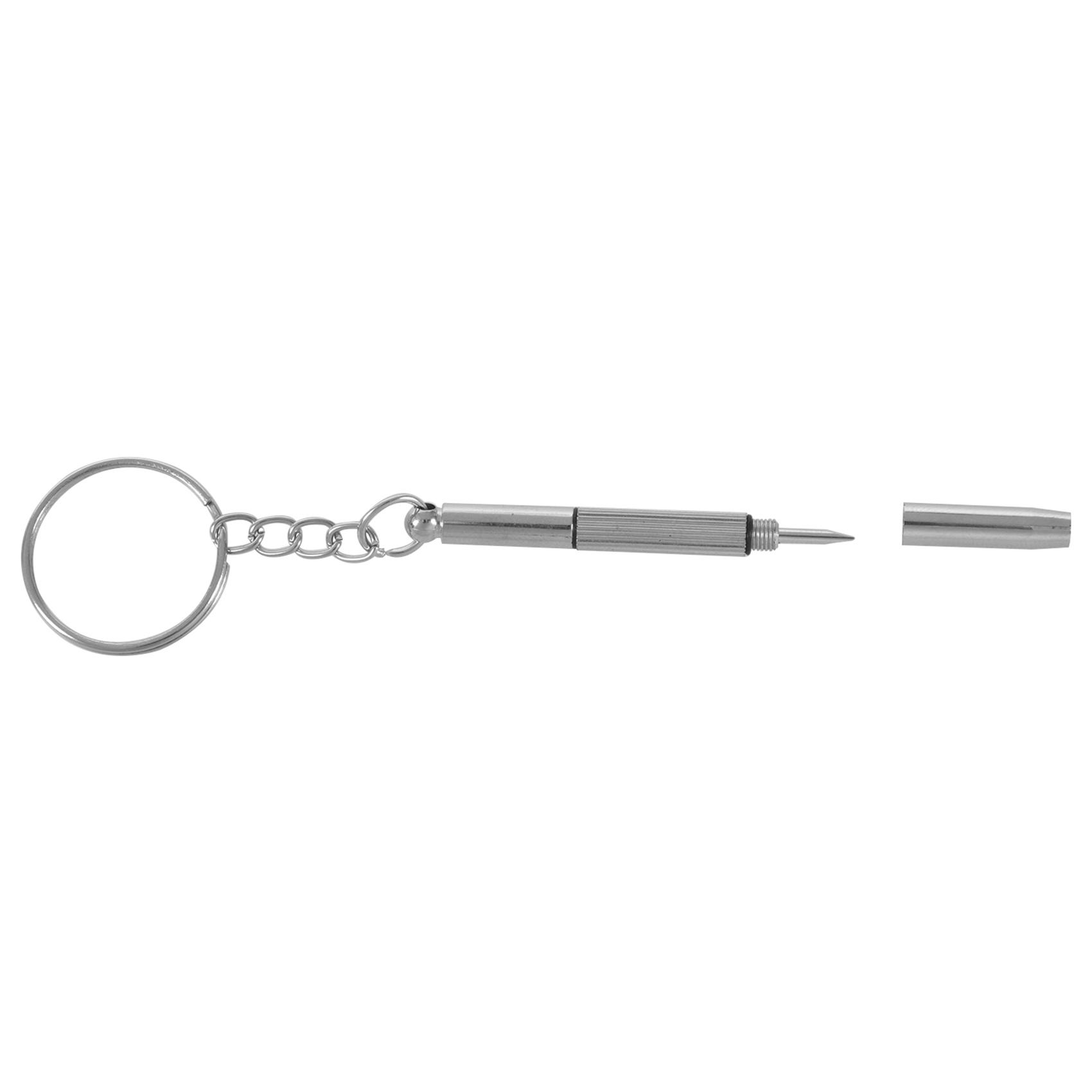 A95D-3X 3In1 Mini Alloy Screwdriver Key Ring Watch Glasses Repair Tool