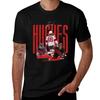 Vintage Hockey Devils Player TShirt Running PerforUnisexce Short Sleeve Tee