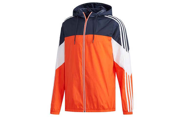 Adidas Neo Jackets Men s Bright Orange Hooded Moderate Other FH6631 M