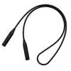 Soft Silicone Eyeglass Strap with Adjustable Neck Cord for Sports Sunglasses Black