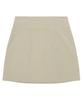 CNVS Pintuck Mini Skirt_Beige