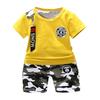 Summer Baby Boy Casual Short Sleeve T-shirt Camouflage Shorts Pants 2 Pcs Outfits Clothes Set