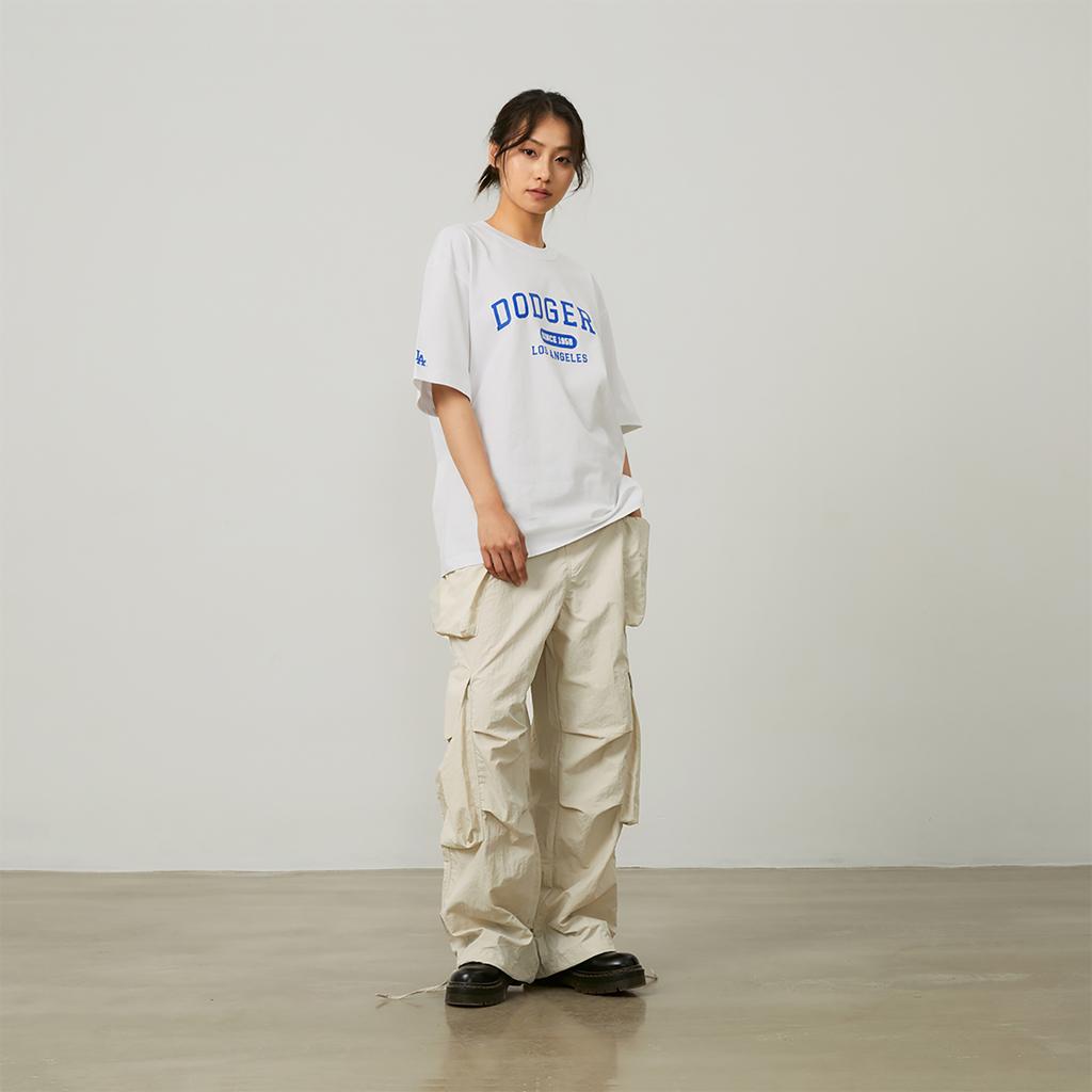 New MLB College Style Series T Shirts Unisex White 3ATSV0243-07WHS