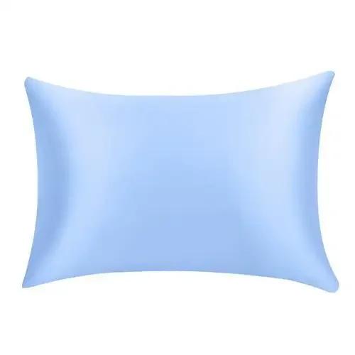 1pc Pillowcase Simulation Silk Silk Satin Zipper Pillowcase Hairdressing Pillowcase Comfortable Home Decoration Cushion