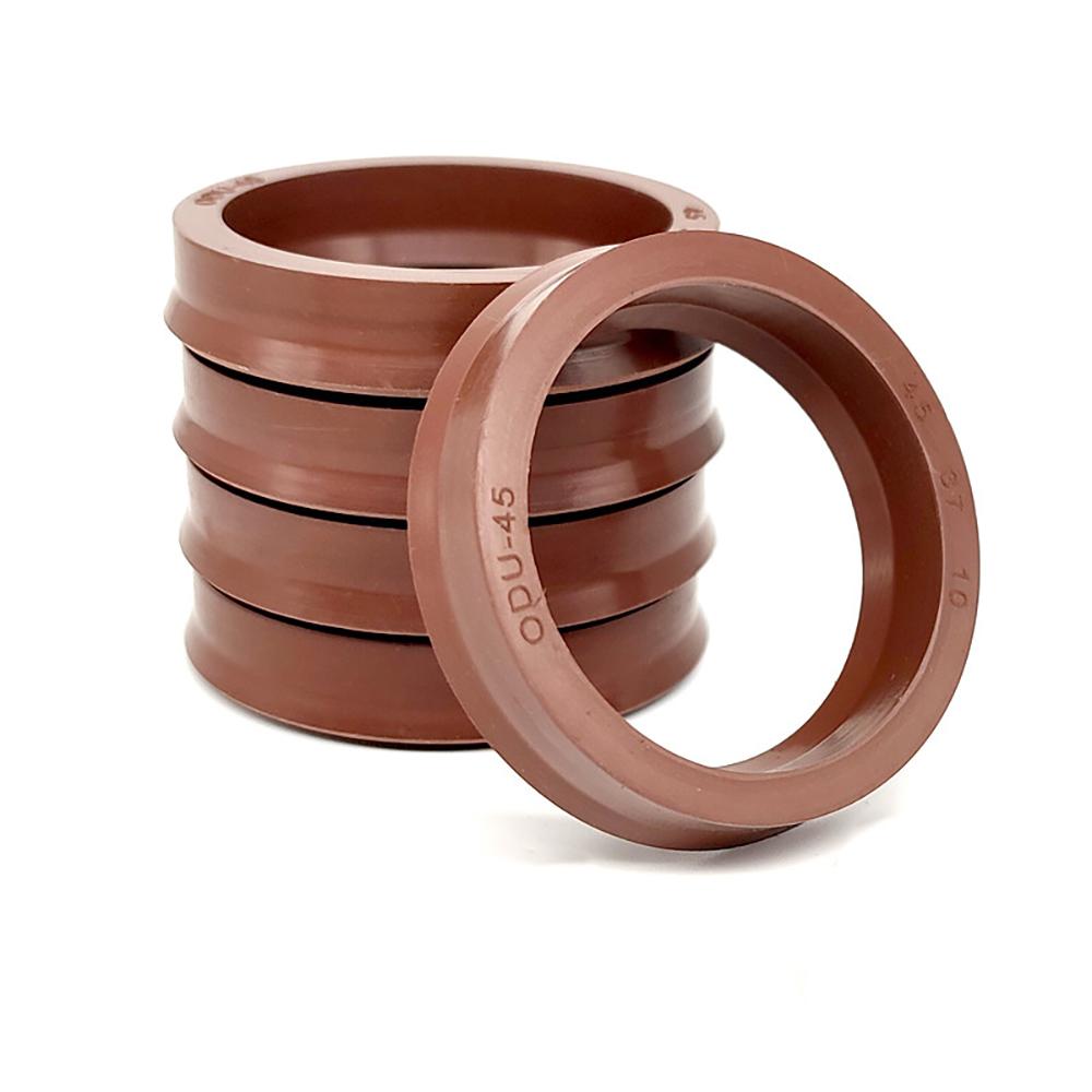 

YXD/ODU/Y Hydraulic Oil Seal FKM Seal Gasket Brown Rubber High Temperature&Wear-Resistant Seal Gasket OD 16-130mm Thick 8-18mm 16x10x8mm-2Pcs