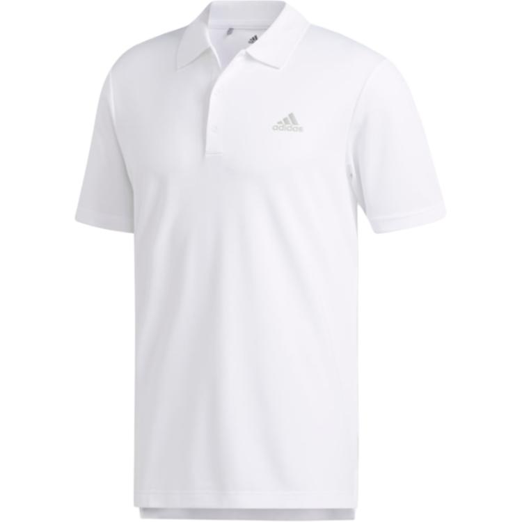 

Adidas Sport Casual Fashion Golf Polo Shirt Men Tops White CY5405 M
