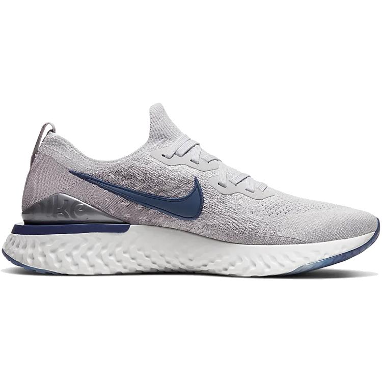 New Nike Epic React Flyknit 2 Vast Grey Coastal Blue BQ8928-015
