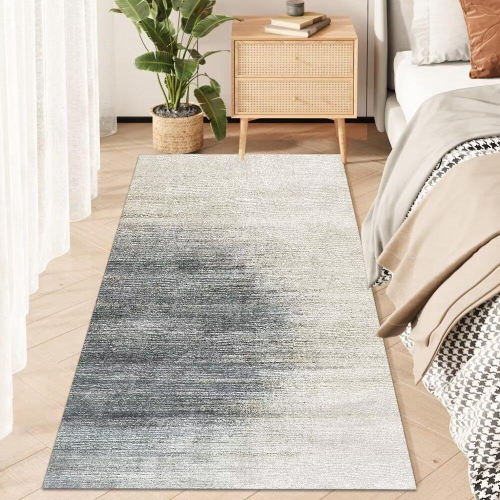 Modern Carpet for Bedside Soft Bedside Rugs Large Living Room Floor Mat Rectangular Balcony Mats Simple Room Decoration Runner