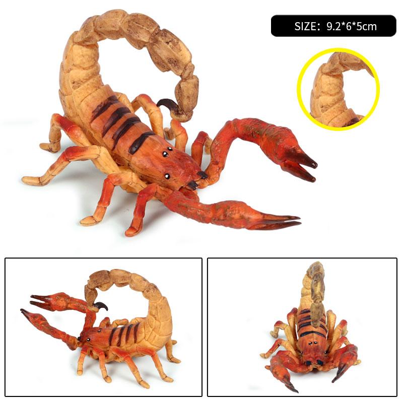 Oenux Insekten Tiere Modell Spinnennetz Skorpion Fledermaus Actionfiguren Figur Miniatur Niedlich Pädagogisch Kinder Spielzeug Halloween Geschenk