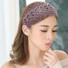 Design Resin Make Up Wide Side Hairband Korean Style Hair Wear Women Hair Accessories Lace Headband