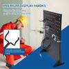 With 12 Peg Hooks Pegboard Display Stand Tabletop Display Organizer  For Selling Accessories