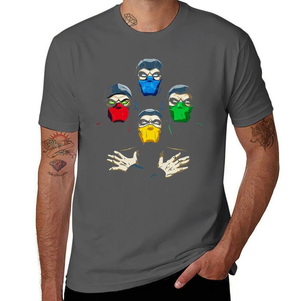 Mortal Kombat The Four Legendary Ninjas TShirt Work Style Casual TShirt