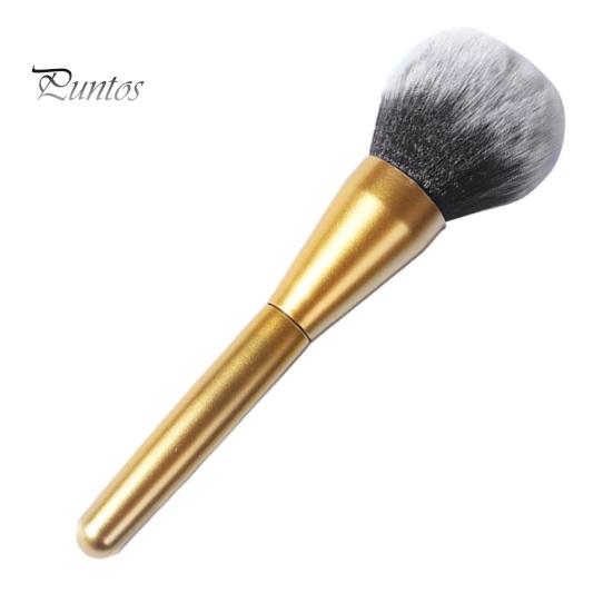 Nadýchaný štětec na pudr na make-up Přenosný super měkký štětec z umělého vlákna s hustým sypkým pudrem pro dokonalé dokončení