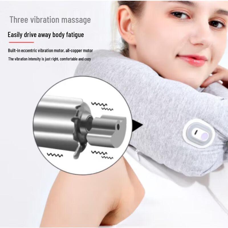 Hezheng Portable U-Shaped Neck Massager Pillow CN plug (adapter included)