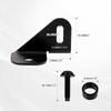 For Jeep Wrangler JL JLU TJ Gladiator JT Front Driver CB Antenna Mount Bracket