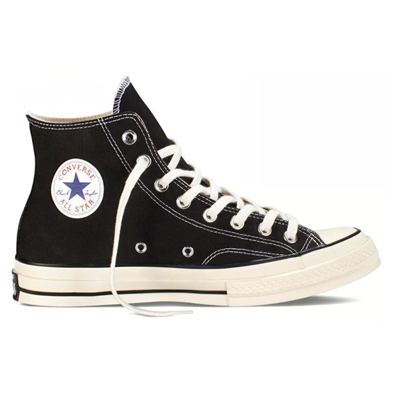 Converse Chuck Taylor All Star 70 Casual & Comfortable High Top Canvas Shoes Unisex Black Beige White