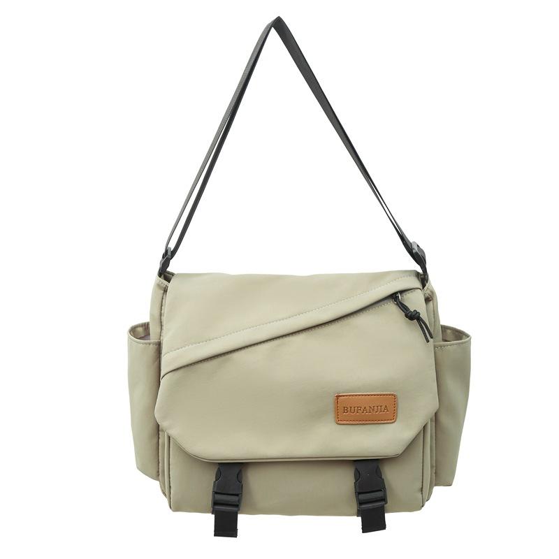 School bag ins simple back casual versatile shoulder class large capacity mail carrier