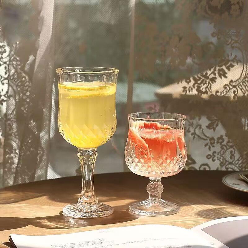 1 Pcs Carved Highball Glasses Red Wine Champagne Glasses 4 Types of Glass Cups To Choose From Beverage Glasses Cocktail Glasses