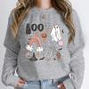 Sudadera de Fantasma de Halloween para Mujer Calabaza Esqueleto