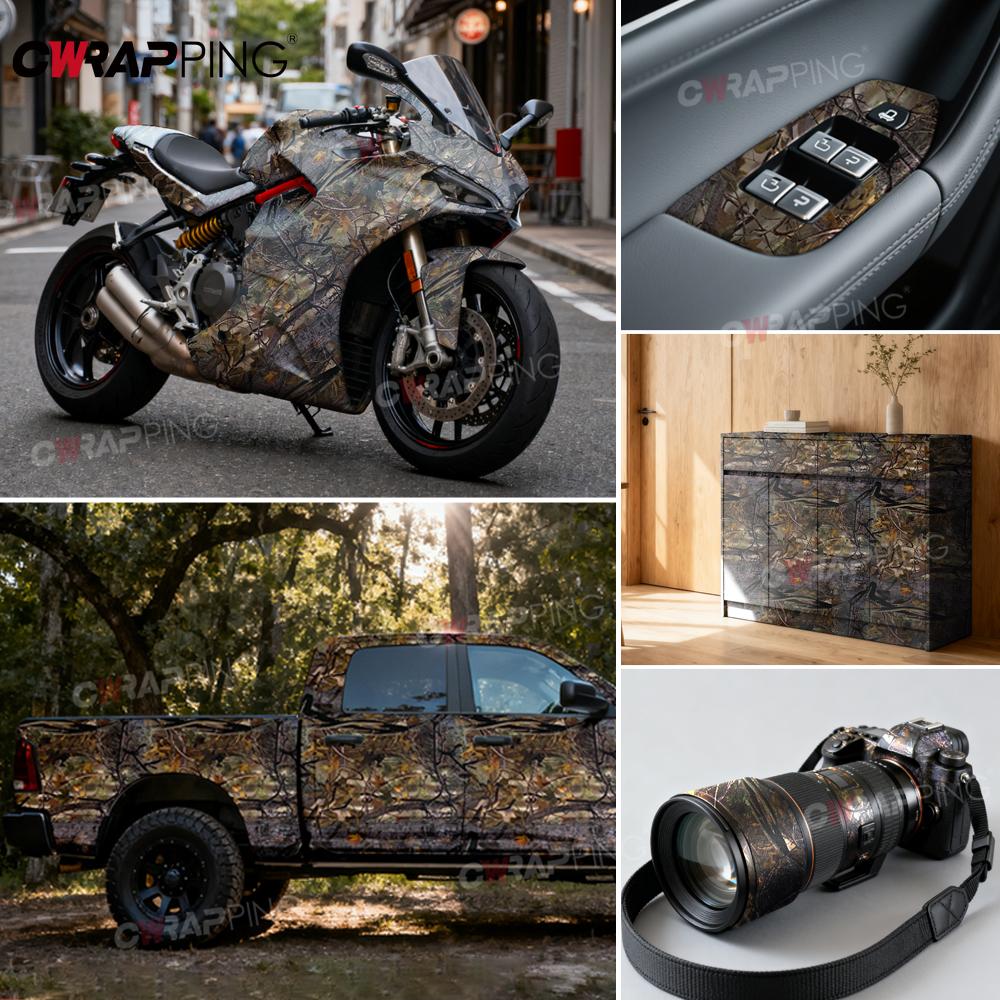 Motorradhelm Aufkleberpakete Camouflage Vinylfolie Wüste Elektroroller Aufkleber für Motorräder Fahrradrahmenaufkleber