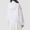 Skechers Comfort Sports Series Training Hooded Woven Windbreaker Women jackets Bright-White P225W008-0019