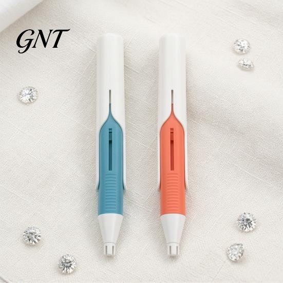 Picker Rotondo con Diamante Finto, Dispenser Automatico di Perline a Penna, Strumento a Penna Antiscivolo Senza Cera per Diamanti, Artigianato Fai da Te, Erogazione Manuale