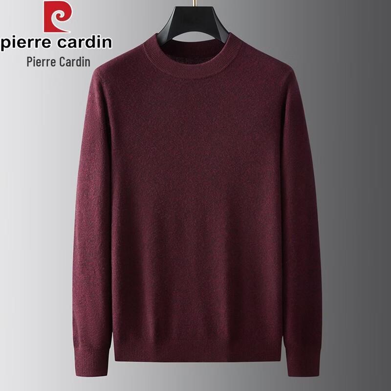Pierre Cardin Men's Machine-Washable Merino Wool Crew Neck Sweater