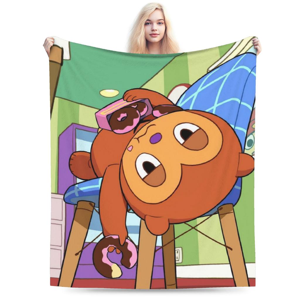 Parappas Print-Decke für Männer Frauen Warm Gemütlich Flauschig Überwurfdecken für Bett 50x60 Zoll Mehrere Größen