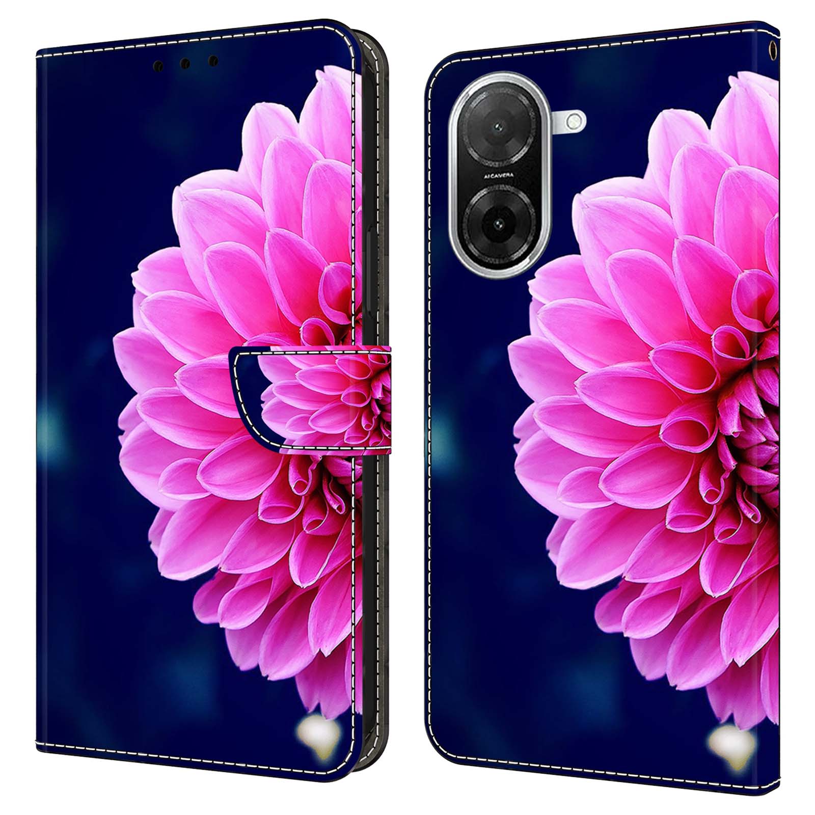 

Для Xiaomi Redmi A5 4G (171.7мм)/Чохол Poco C71 4G 3D Візерунок Гаманець зі Шкіри PU Чохол для Телефона з Підставкою