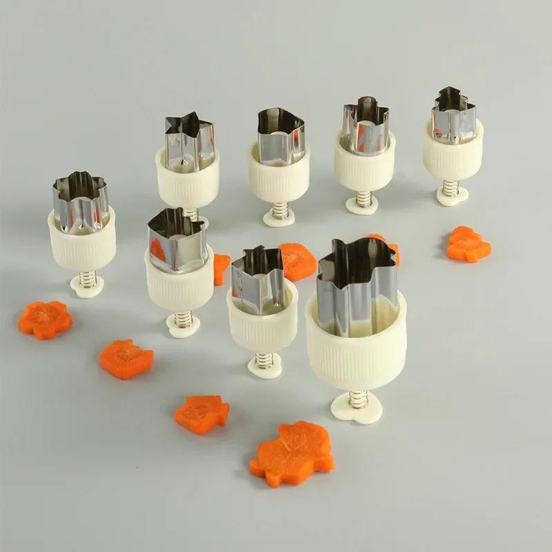 8 stk Søtt mønster Kakeutstikkere Jul Grønnsak Frukt Jul Klippeform Kjeks Fondant Kakeform Festartikler Kake