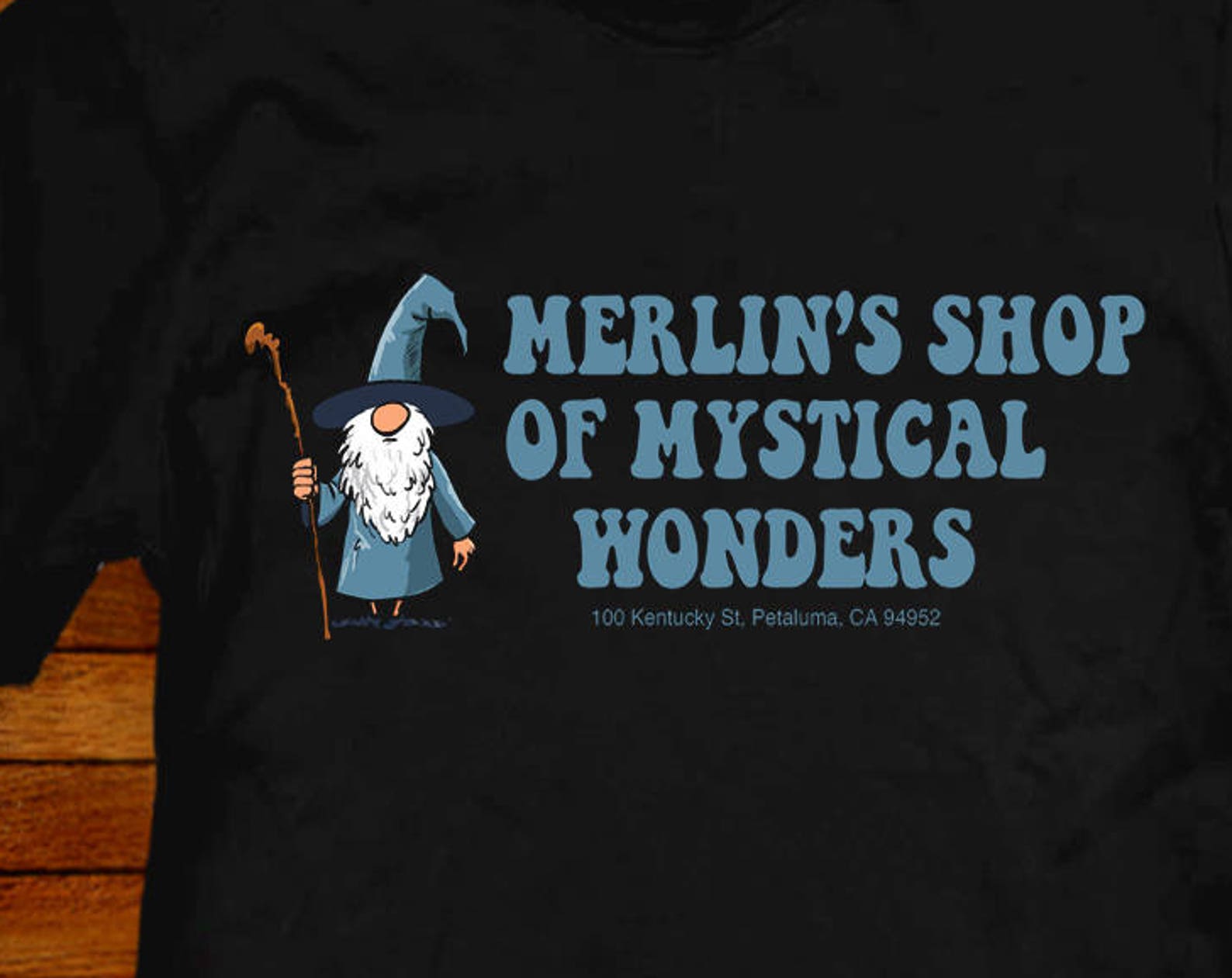 MST3K Merlin T shirt: Jared Swart Artwork XL