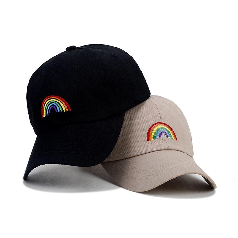 Unisex Baseball Cap Rainbow Embroidery Sports Hats Fashion Hat Cap For Men Women Streetwear Dad Hats