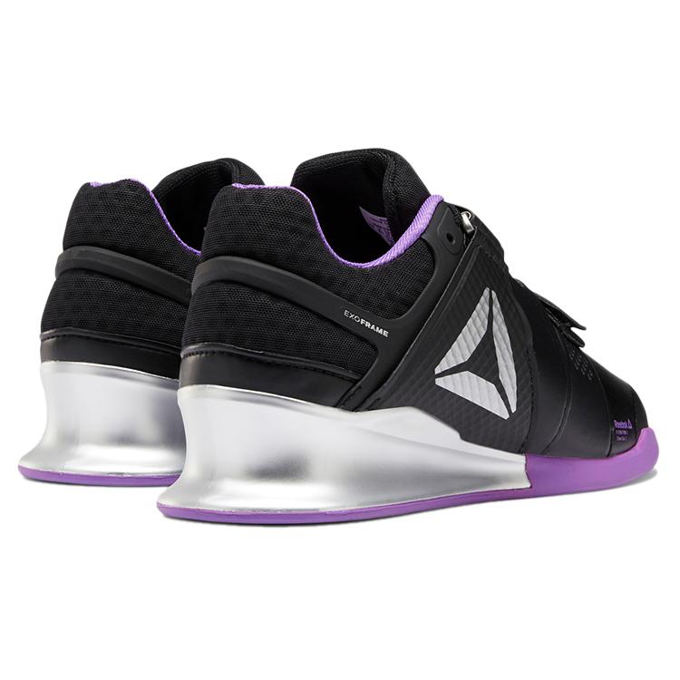 Reebok Scarpe da Sollevamento Pesi Legacy Lifter Low Top Nero/Viola Donna DV6231