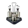 Stainless Steel Condiment Bottle Set