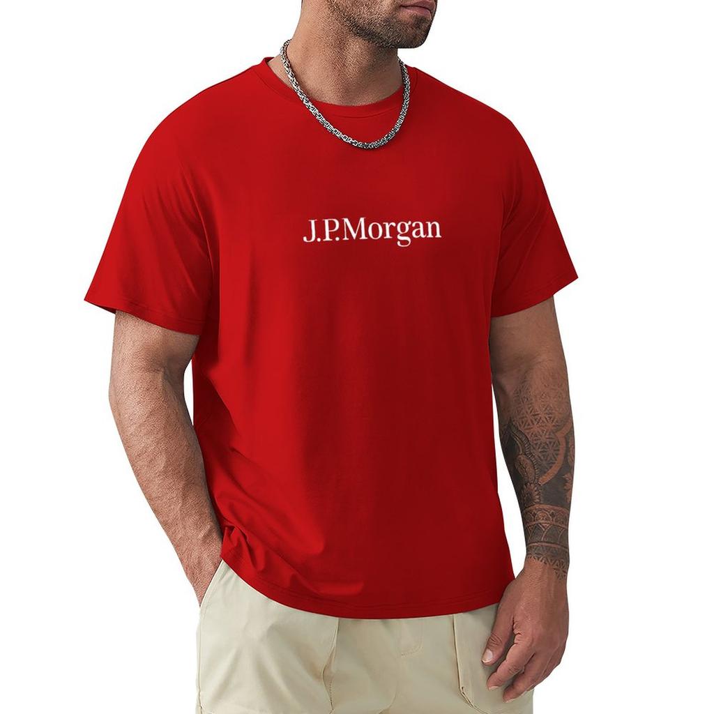 Best To Buy Jp Morgan Logo Tshirt Graphic T Shirt Short Tshirt Plain Black T Shirts Unisex