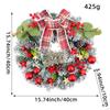 Artificial Christmas Wreath Ball Ornament Hanging Decor for Farmhouse