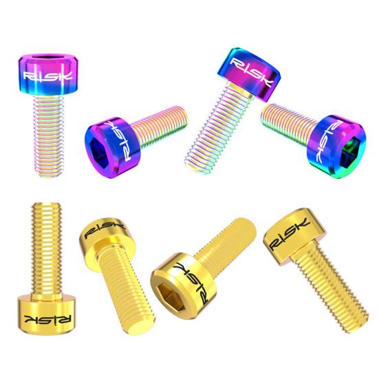 2Pcs Shifter Screw Lightweight Anode Good Toughness Stable Titanium Alloy Anti Corrosion Trigger