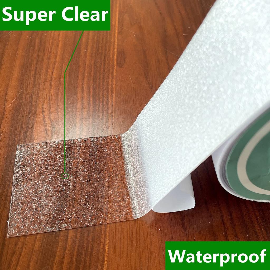 COSIMIXO Clear Anti-Slip Tape, 2" x 33 Yards, Professional Anti-Slip Tape, Made of Transparent