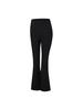 Lulu High-Waisted Ribbed Flare Yoga Pants: Bare-Feel, Butt-Lifting, Slimming Fitness Sportswear