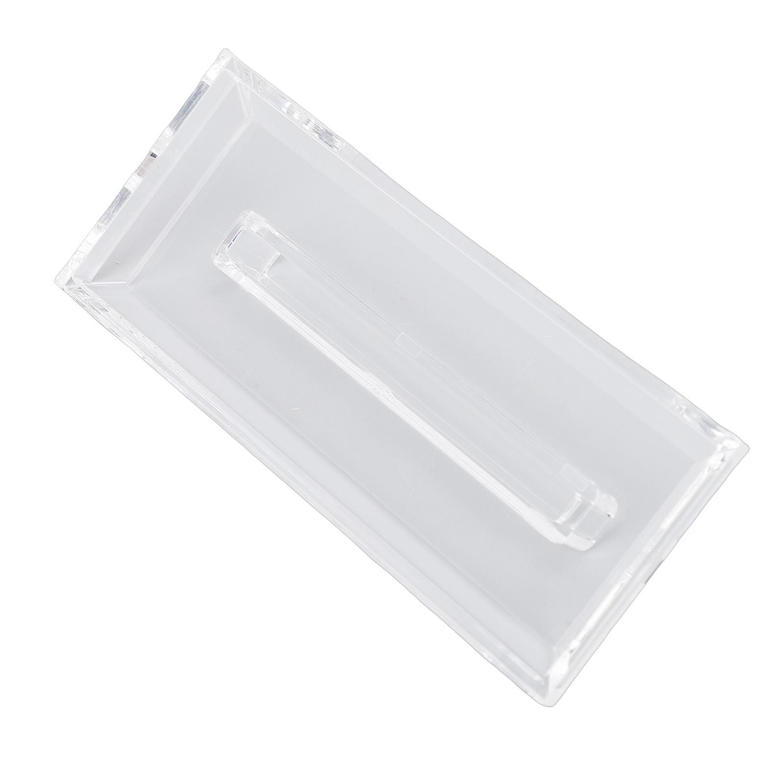 Game Cartridge Display Base 90 degrees  Vertical Clear Acrylic Game Cartridge Stand for Desktop
