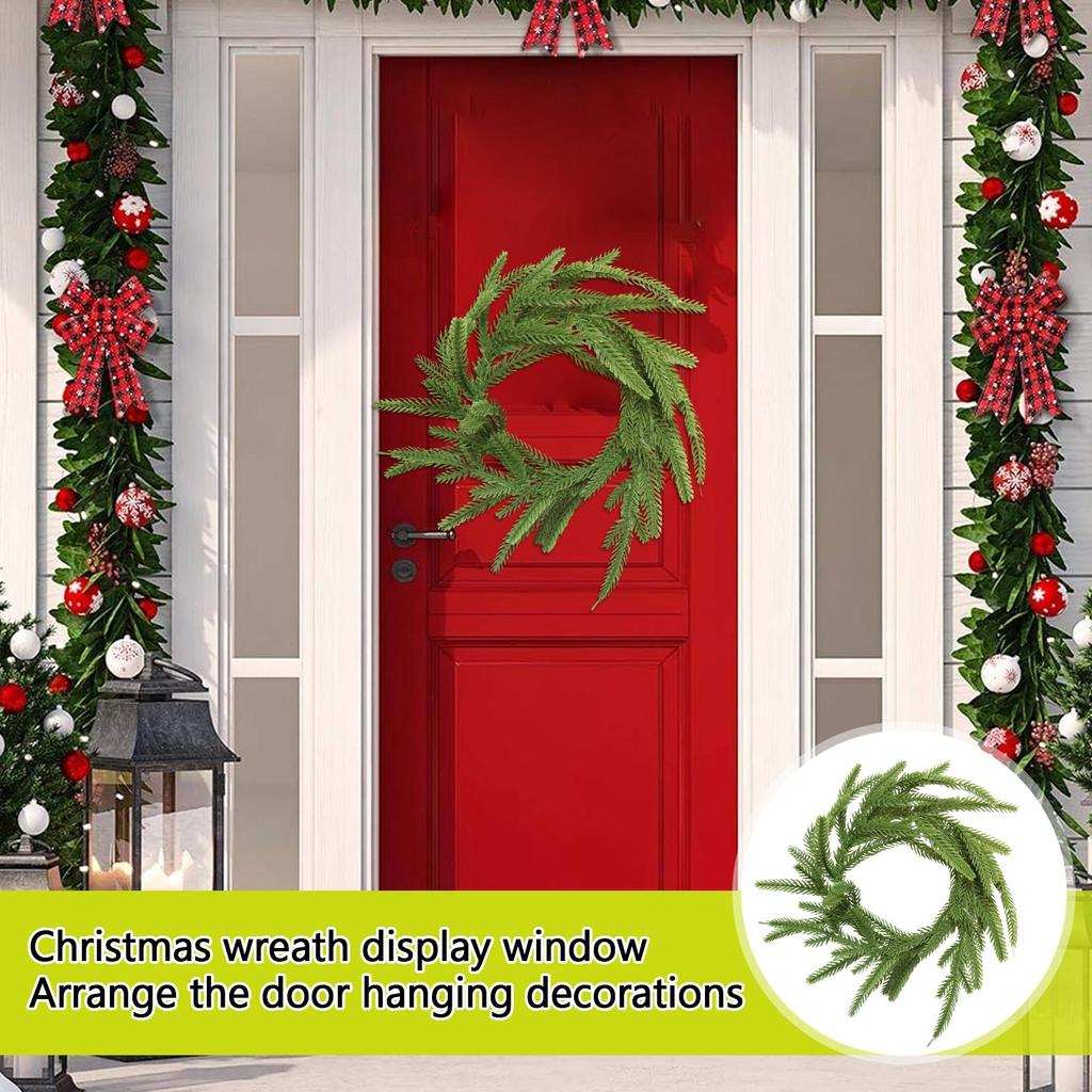 Christmas Decorations Garland Window Displays Door Hangings Venue Arrangements Christmas Wreaths Rattan Wreaths