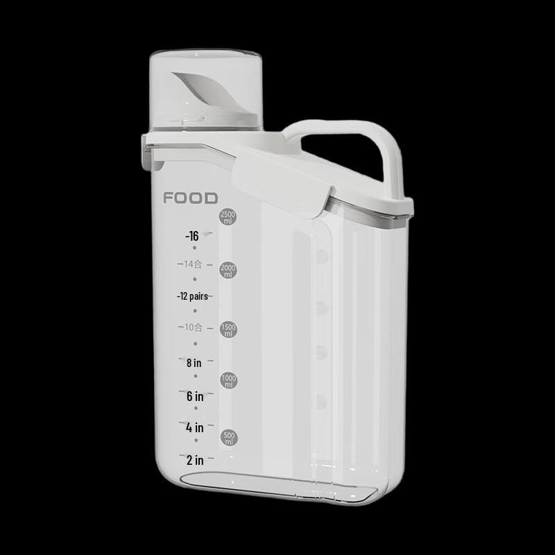Tirona Portable Transparent Food Storage Jar
