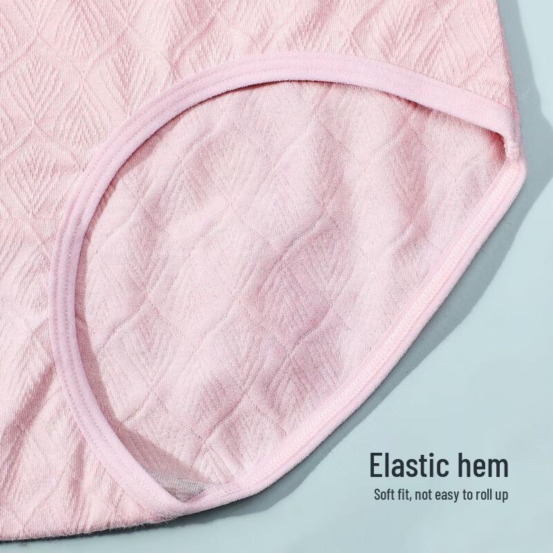 GUJIN Women's Mid-Waist Pure Cotton Briefs