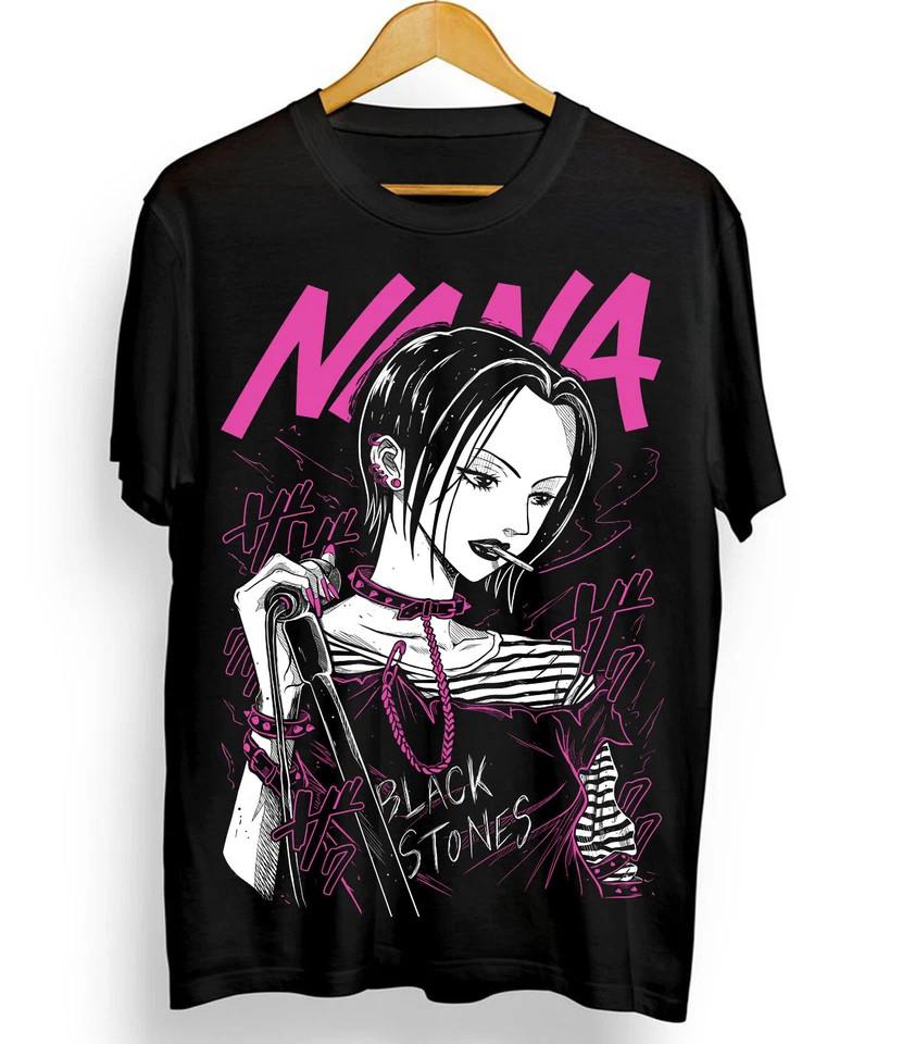 Nana Osaki Unisex TShirt Black Stones Unisexga Anime Shirt