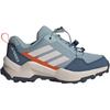 Adidas Terrex Ax4 Trendy Sports Non-Slip Wear-Resistant Low-Top Outdoor Shoes Kids Shoes Blue JI1508
