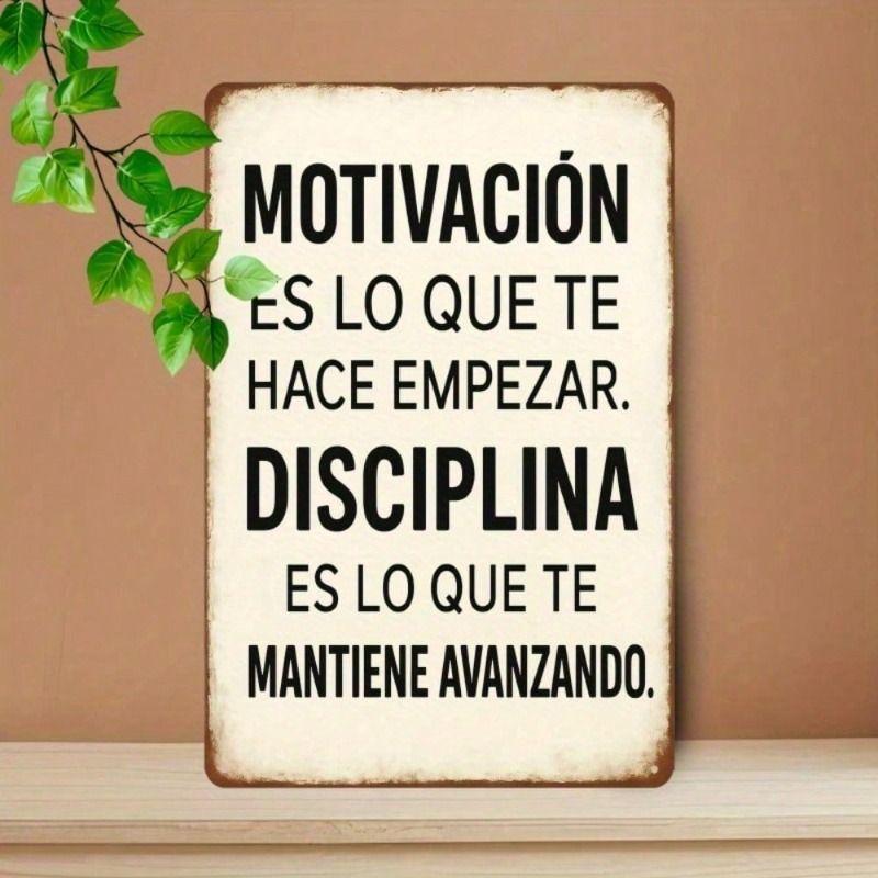 Motivational Metal Sign Vintage Kitchen Wall Decor