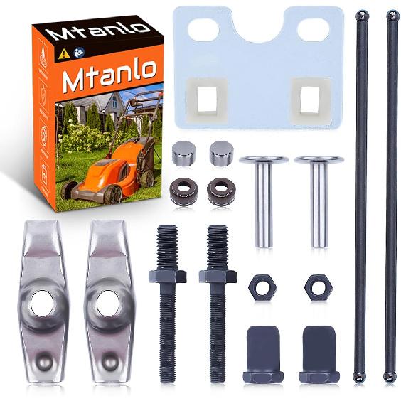Valve Push Rod Set Guide Plate&Rocker Arms For Honda 13HP GX390 11HP GX340 188F, Valve Push Rod, Push Rod Guide Plate, Rocker Arm, Rocker Arm Pivot,