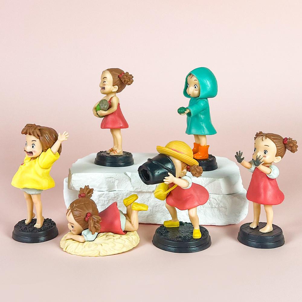 Miyazaki Hayao My Neighbor Totoro Mei And Ponyo On The Cliff Model Anime