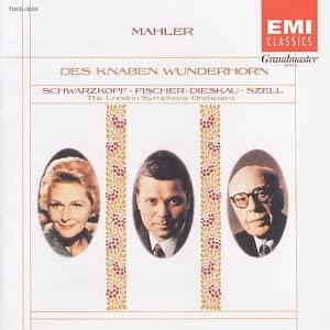 

CD DIETRICH FISCHERDIESKAU ELISABETH Mahler Des Knaben Wunderhorn TOCE3059 EMI 1995 Japan ObiClassical Used