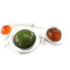 Dolce Vita [J3383] - Orangegrünes Designer-Armband „Dragibus“.